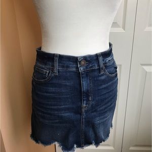 American Eagle Denim Jean Mini Skirt Size 2 EUC